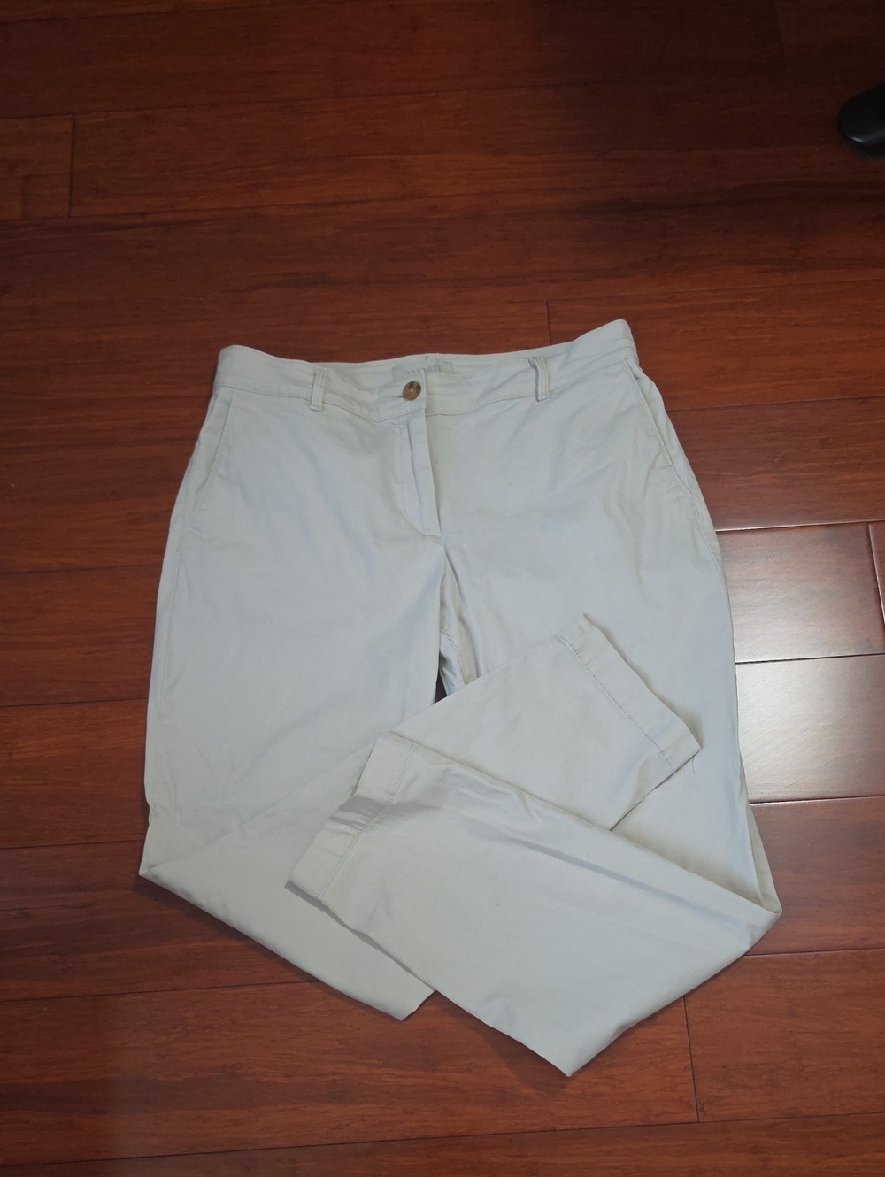 Talbots Light Beige Petite Chino Pants